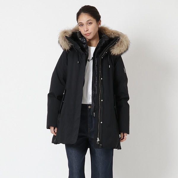 ダウンジャケット コート キンスリー ブラック レディース MACKAGE KINSLEEF C0001