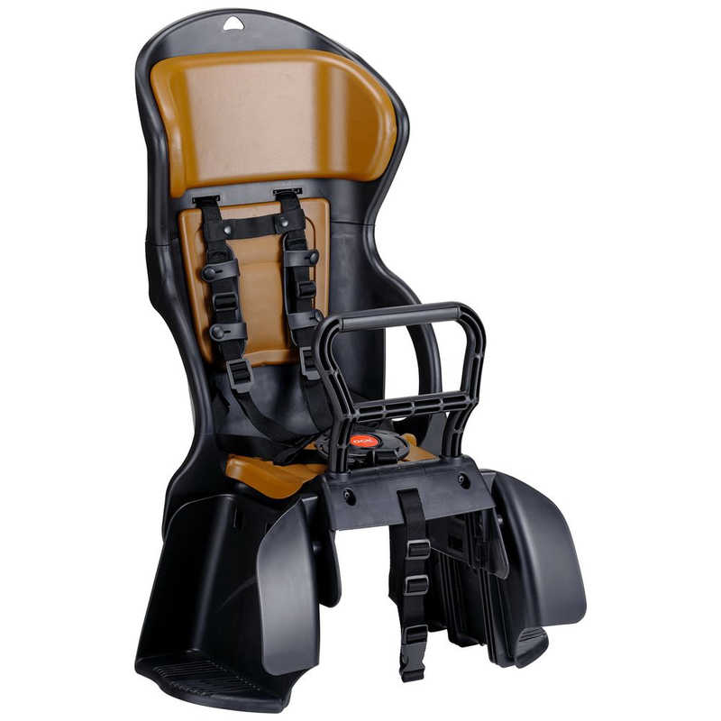 OGK　リヤチャイルドシート カジュアルリヤキッズシート RBC-015DX2 黒・茶　RBC_015DX2
