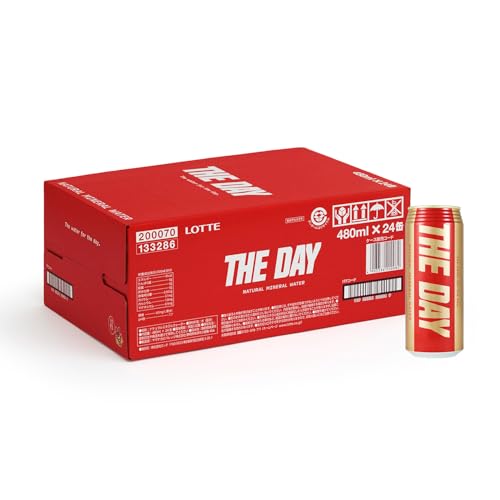 ロッテ 気持ちアガル水 THE DAY（ナチュラルミネラルウォーター）480ml×24本