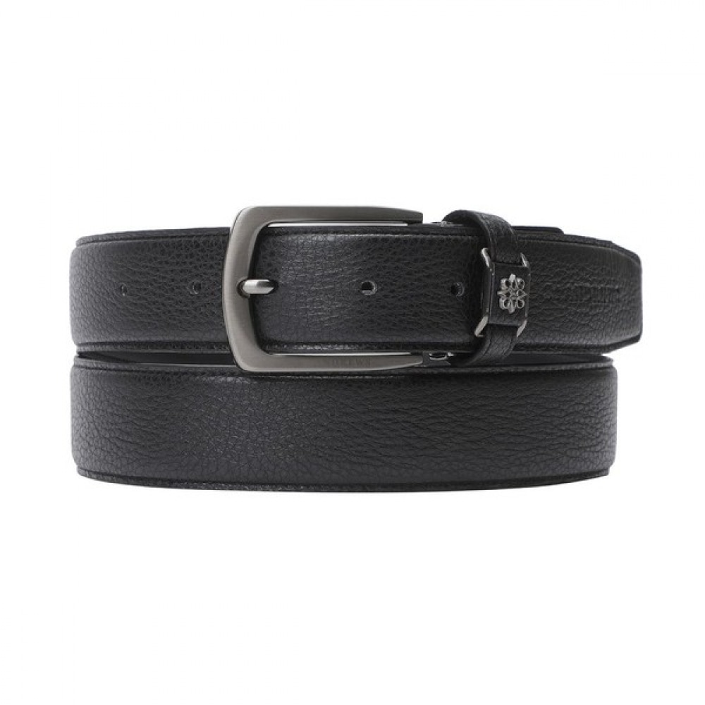 [セントアンドリュース] メンズビッグバックルレザーベルト