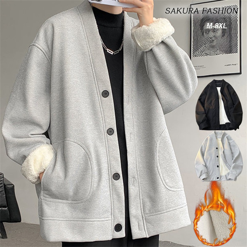 カーディガン レディース メンズ ユニセックス 裏ボア 防寒 アウター カーデ 羽織 上着 長袖 長そで コート 大きいサイズ 秋 冬 BBルームカーディガン ゆったり