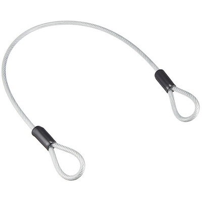 他サイト： 盗難防止ロック 汎用ワイヤーケーブル 500mm D75633の商品画像