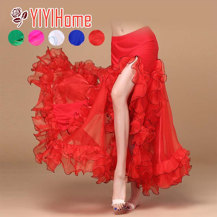 ベリーダンス 衣装 スカート　ベリー 衣装 仮装 パーティー アラビアン衣装 余興用 レッスン着 ジャスミン風　アラジン　ステージ衣装　練習　演出　社交ダンス　5色