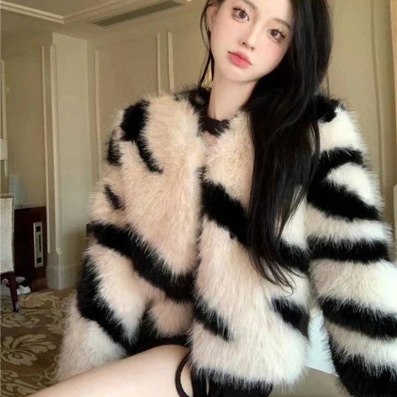 アウター 毛皮コート 秋 冬 コート 厚手 保温 ジャケット ゆったり レディース30%制限