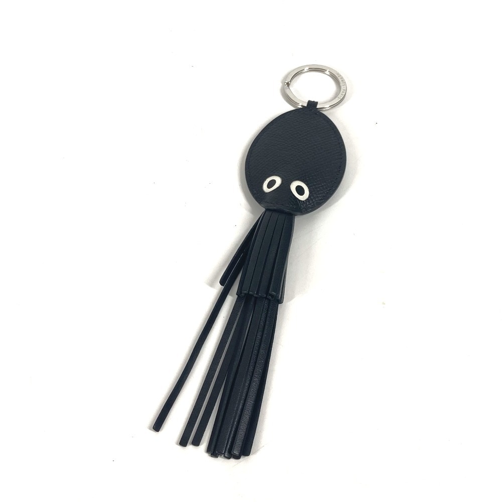 キーホルダー Poulpe プルプ チャーム タコ たこ バッグチャーム キーリング レザー ブラック 64,130円