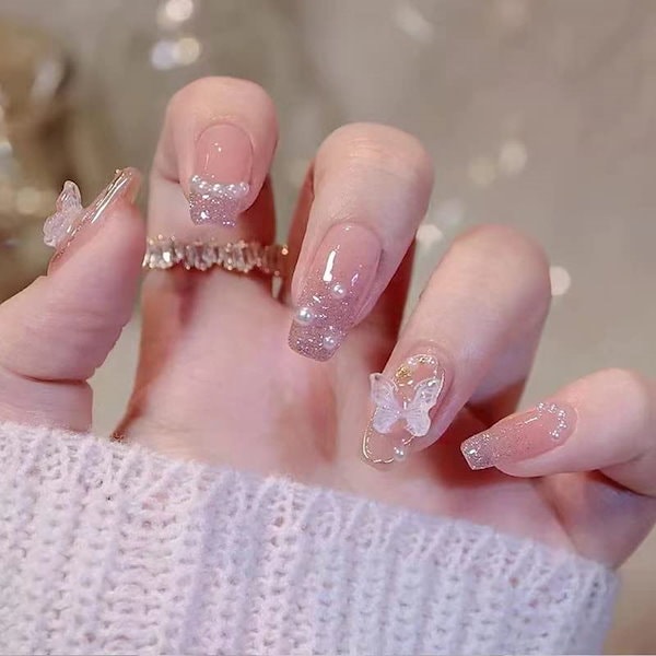 ネイルチップ・付け爪 yuka Amazon | ネイルチップ 付け爪 チップ 3D ネイルチップ 24枚