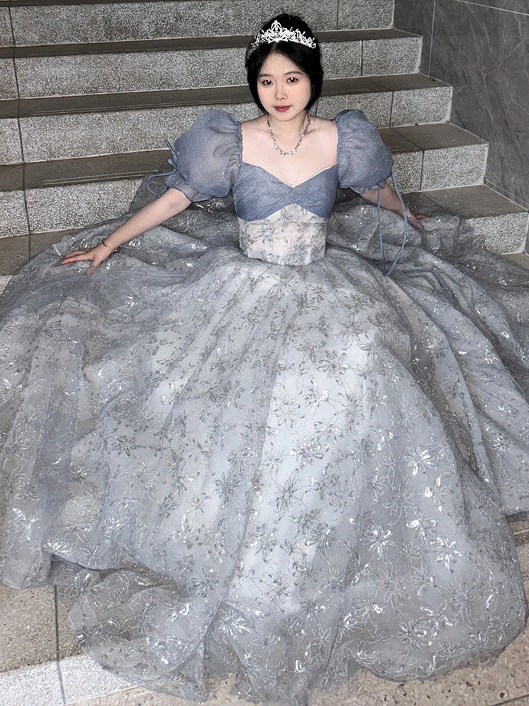 女性のための成人式ドレス 2024 学生美術試験エレガントな誕生日ドレス女性宴会気質ホスト