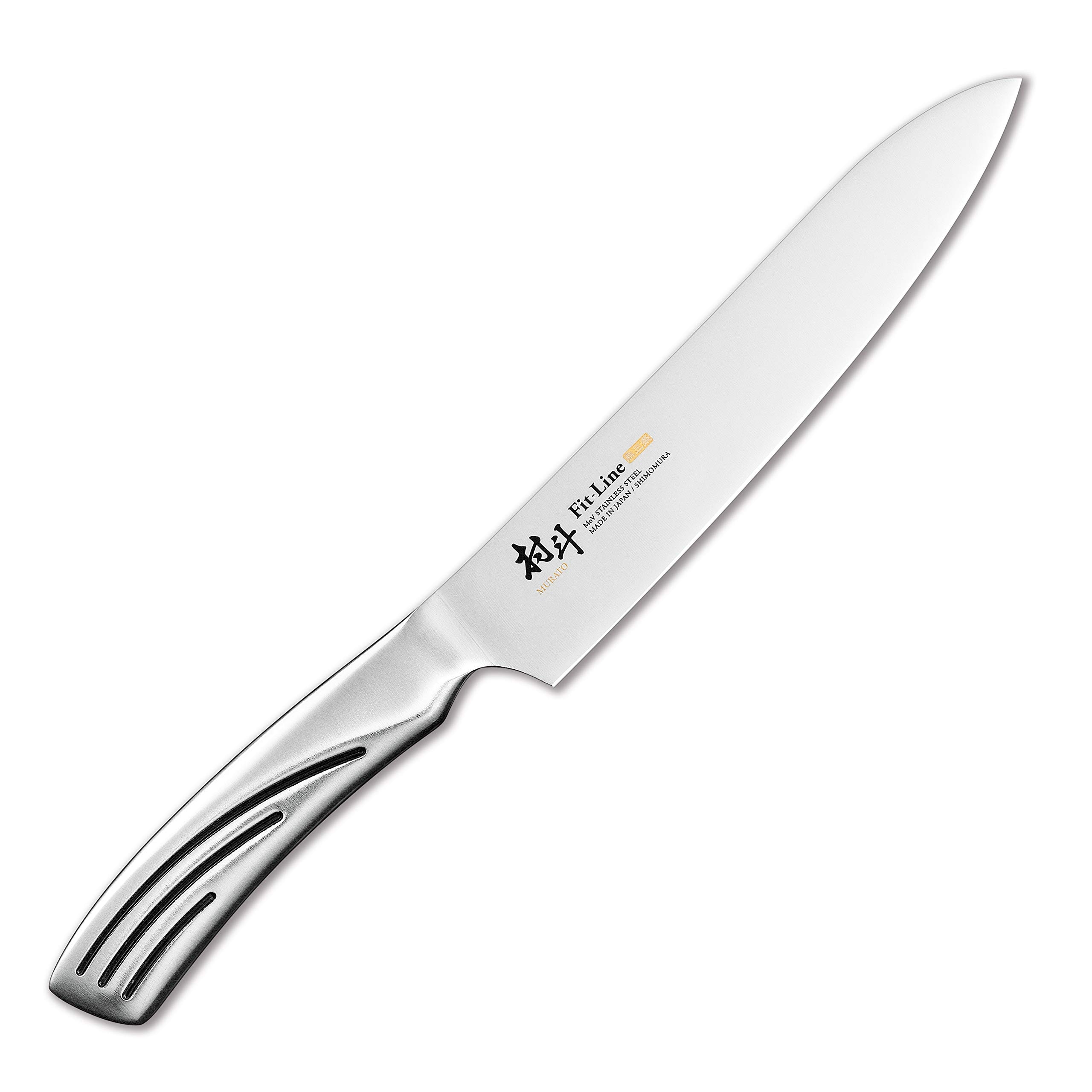 下村工業 日本製 [ 村斗 Fit-Line ] 牛刀包丁 180mm モリブデンバナジウム鋼 食洗器対応 MFL-102 新潟 燕三条製