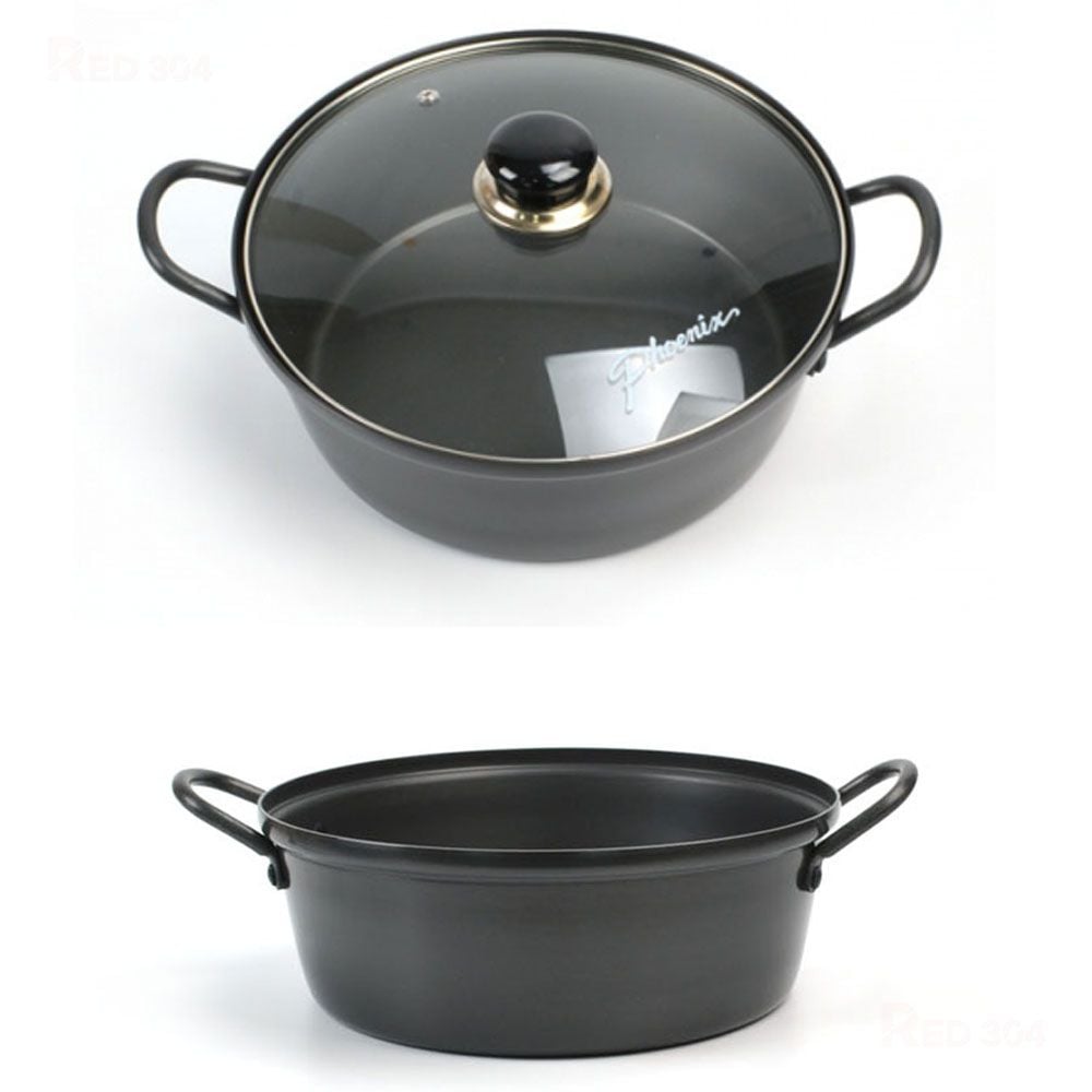 硬質マウンテンチート鍋鍋鍋24cm 11号蓋付き