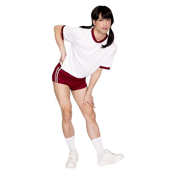 コスプレ衣装/コスチューム 萌え萌えブルマMAN トップス ブルマ付き 女装MAN ハロウィン