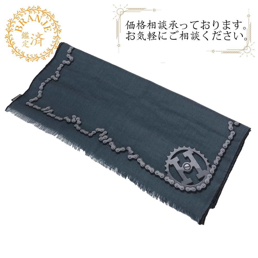 Cheval Dechaine カシミヤ ストール ネイビー レディース ブランド