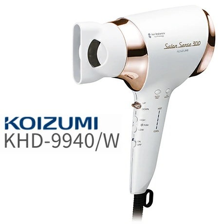KOIZUMI イオンバランスドライヤー ホワイト KHD-9940/W