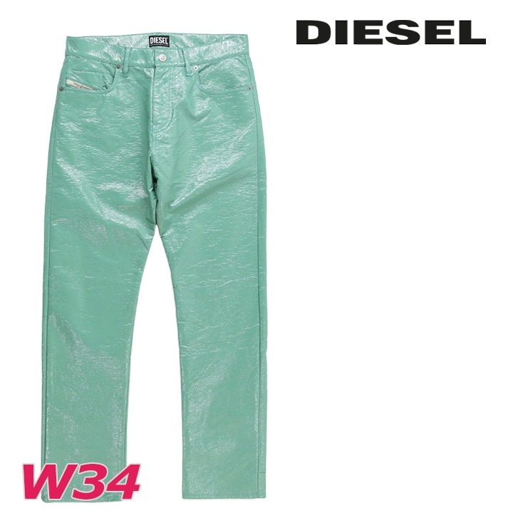 ストレートパンツ メンズ P-VIKER-Z 光沢感 シワ加工 die-m-p-f4-14c