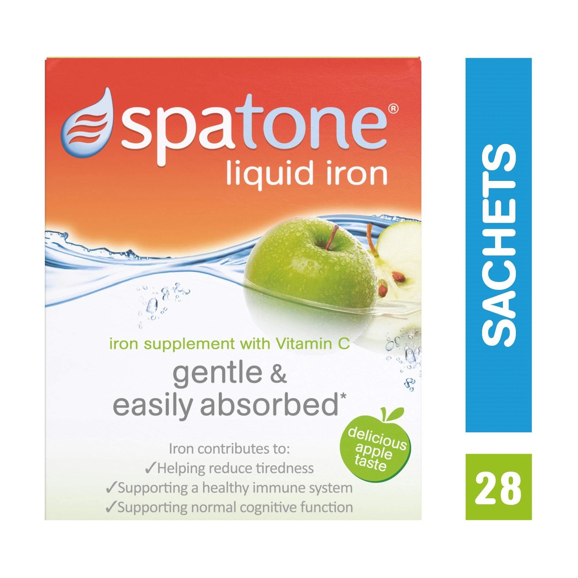 Spatone Iron Plus -Apple taste with vitamin C 28 s