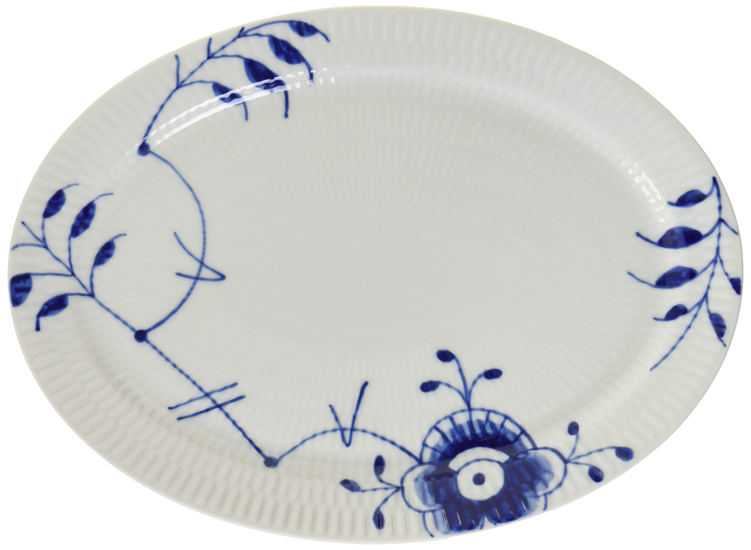 【正規輸入品】 ロイヤルコペンハーゲン ブルーフルーテッド メガ オーバル 28cm 10169122