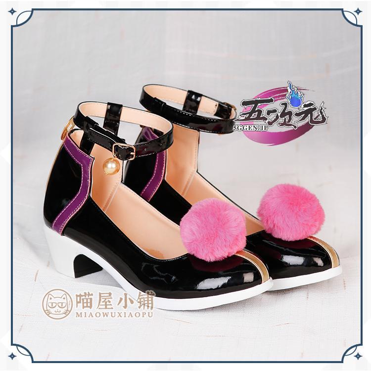 【新品販売 Q10最安値！】 ハロウィン パーティー 仮装　原神　コスプレ　七七　ナナ　靴