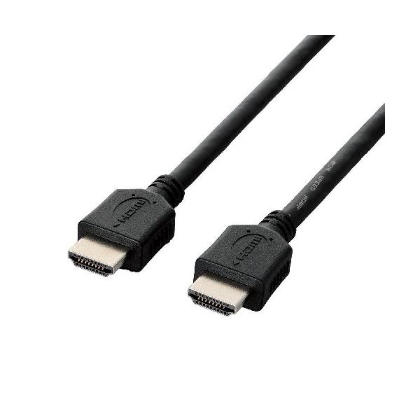 (まとめ)エレコム HDMIケーブル CAC-HD14EL50BK(×2セット)