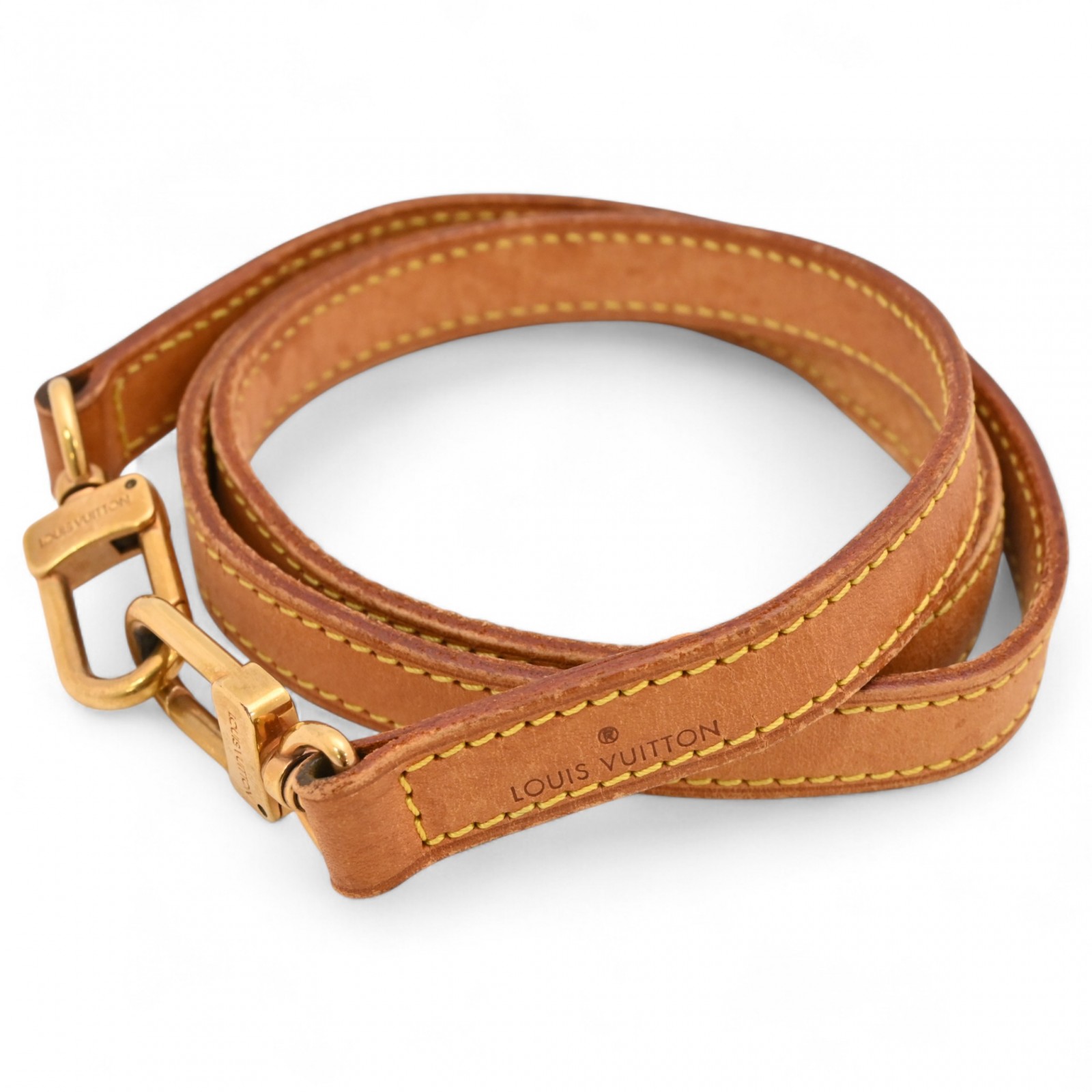 ルイヴィトン ヌメ革 ショルダーストラップ Bランク lv6614rr