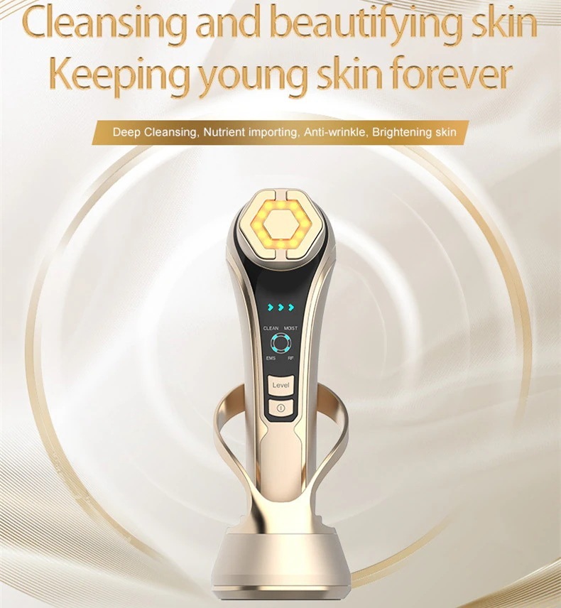 RF無線周波数計無線周波数美容器家庭用美顔器EMS多機能美顔器エキス導入器光子若肌美容器emsマイクロ微電流リフトケア顔マッサージ器男女兼用プレゼントベストギフト深度清潔美肌　毛穴ケア 小顔矯正　イオ