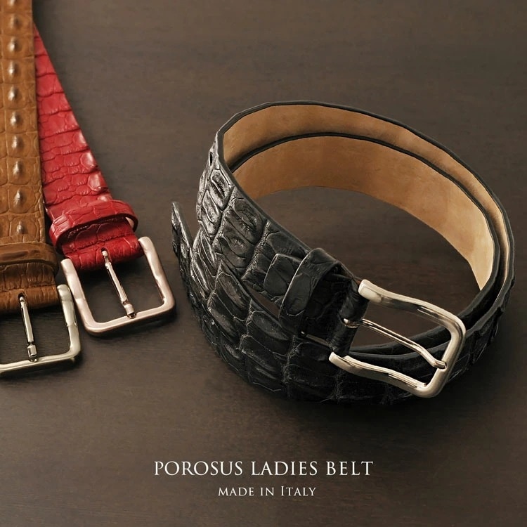 クロコダイルレザーベルト