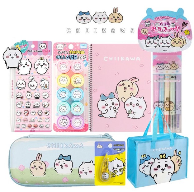 ちいかわ 文具セット(カラーランダム)