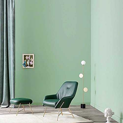 Homya 無地 壁紙シール 防水 リメイクシート 幅60cm全長10m のり付き つや消し DIY 剥がせる壁紙 カッティングシート ライトグリーン