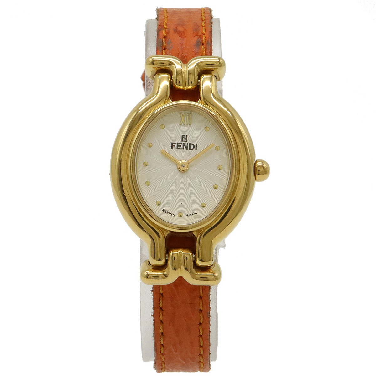 チェンジベルト GP 革ベルト シルバー文字盤 レディース クォーツ 腕時計 640