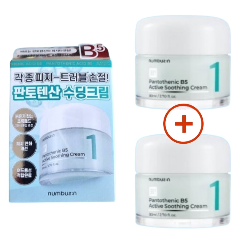 [1+1] 1番 塗るパントテン酸スージングクリーム, 80ml +80ml