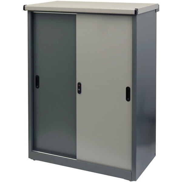 MOJYU SED-006 ストレートグレー/パールグレー Ave 物置 ラージ メーカー直送