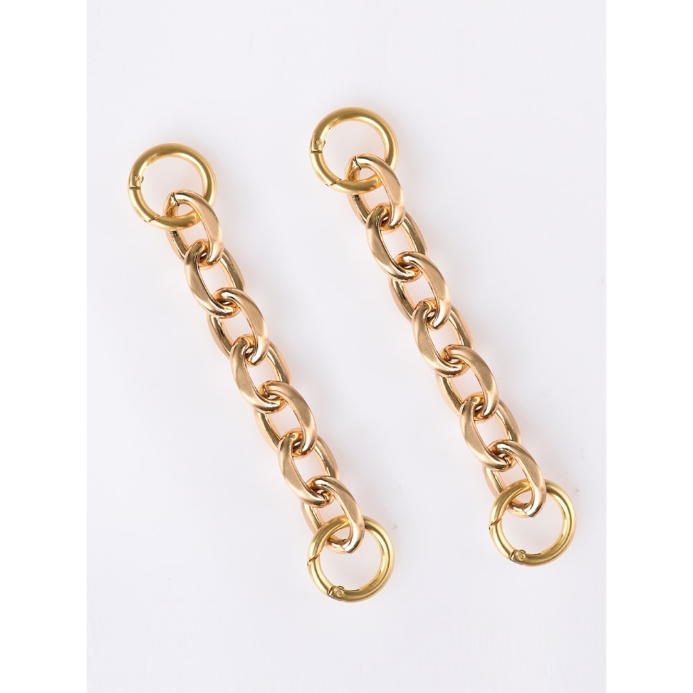 SEMICODE サテンボールドゴールドチェーン