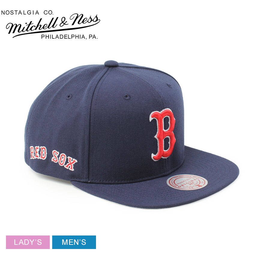 キャップ 帽子 MLB EVERGREEN SNAPBACK RED SOX HHSS7339-BRSYYPPPNAVY レディース メンズ Boston 野球 チームロゴ