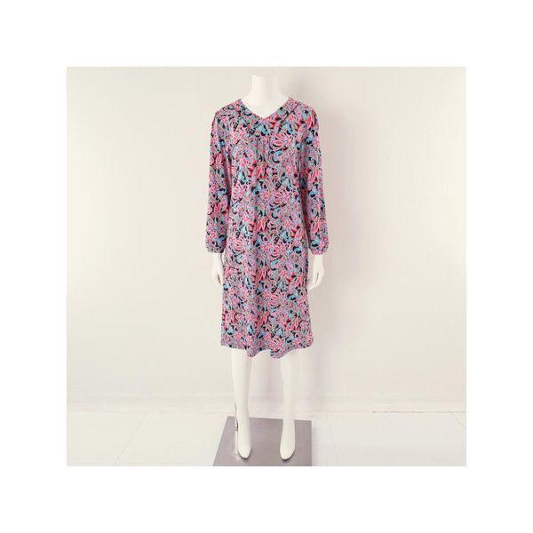 ワコールイベント モーダルペイズリー捺染 女性ガウン 女子ワンピース パジャマ SWGN358W VI C_P406258377