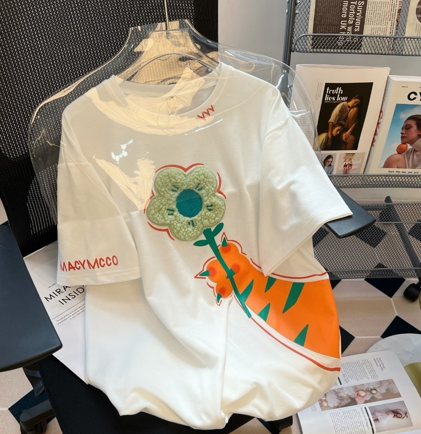 トップス デート モテアイテム カットソー Tシャツ 半袖 Uネック コットン 可愛い きれいめ 上品 おしゃれ かっこいい 可愛い ラブリー キュート ガーリー クール モード系 セクシー 6,013円