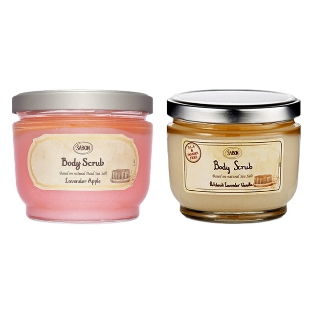 サボン ボディスクラブ 2種セット 600gx2 ラベンダーアップル +パチュリ ラベンダー バニラ