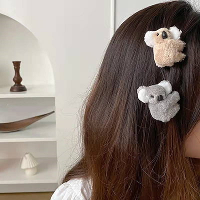 Qoo10 かわいいコアラヘアクリップヘアピンヘアピ バッグ 雑貨