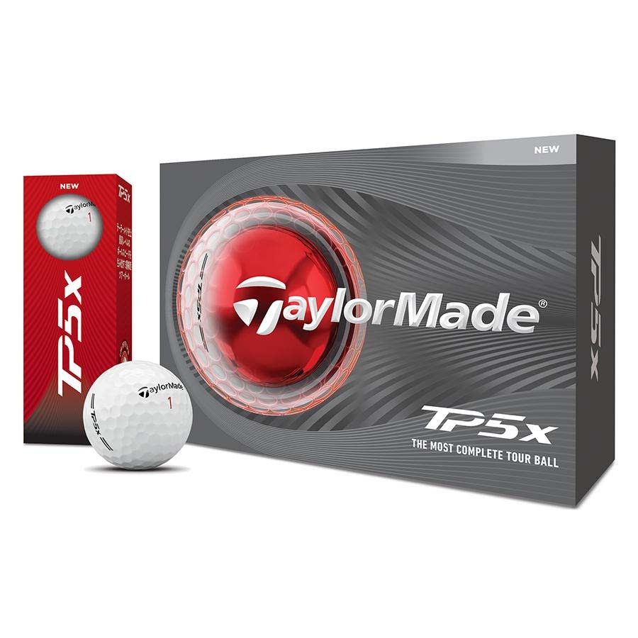 テーラーメイド TM26-TP5X-WH TP5x ゴルフボール 2026年モデル 1ダース 12個入り（ホワイト） TM26TP5XWH