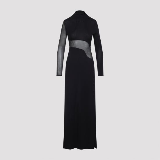 ALAIA Women Long Skirts AA9R2801K061B 995 NOIR ALAIA