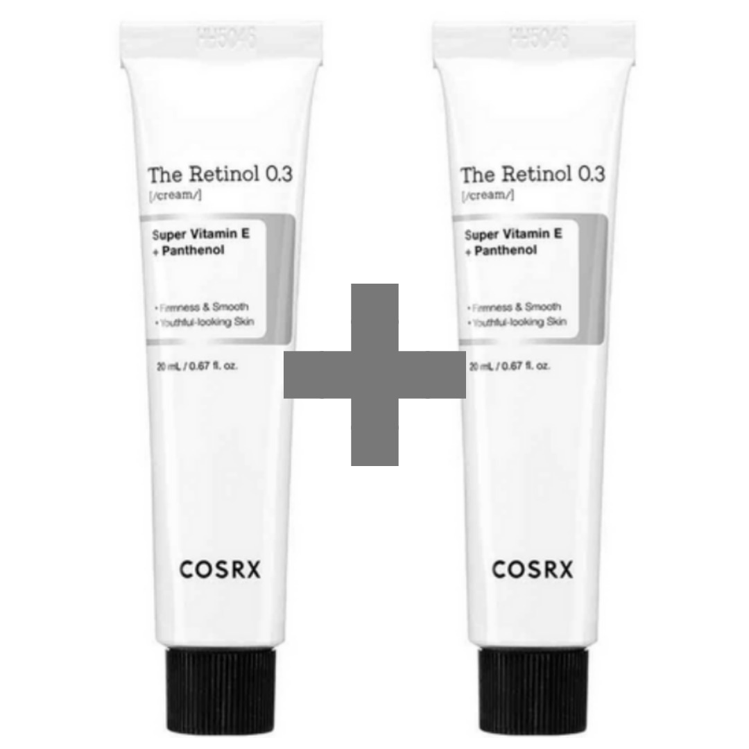 ザ レチノール 0.3 クリーム 20ml x 2個 (低刺激毛穴クリーム 毛穴縮小)