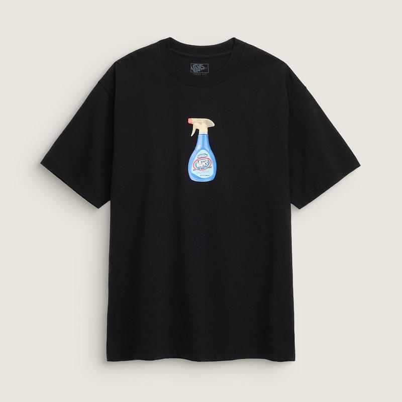 クリーナー半袖TシャツVN000SY3BLK