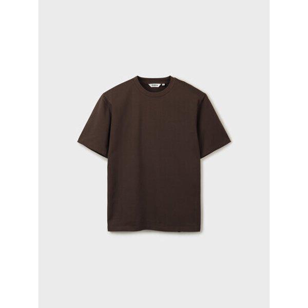 メンズルーズフィット無地半袖Tシャツ BR_GJA