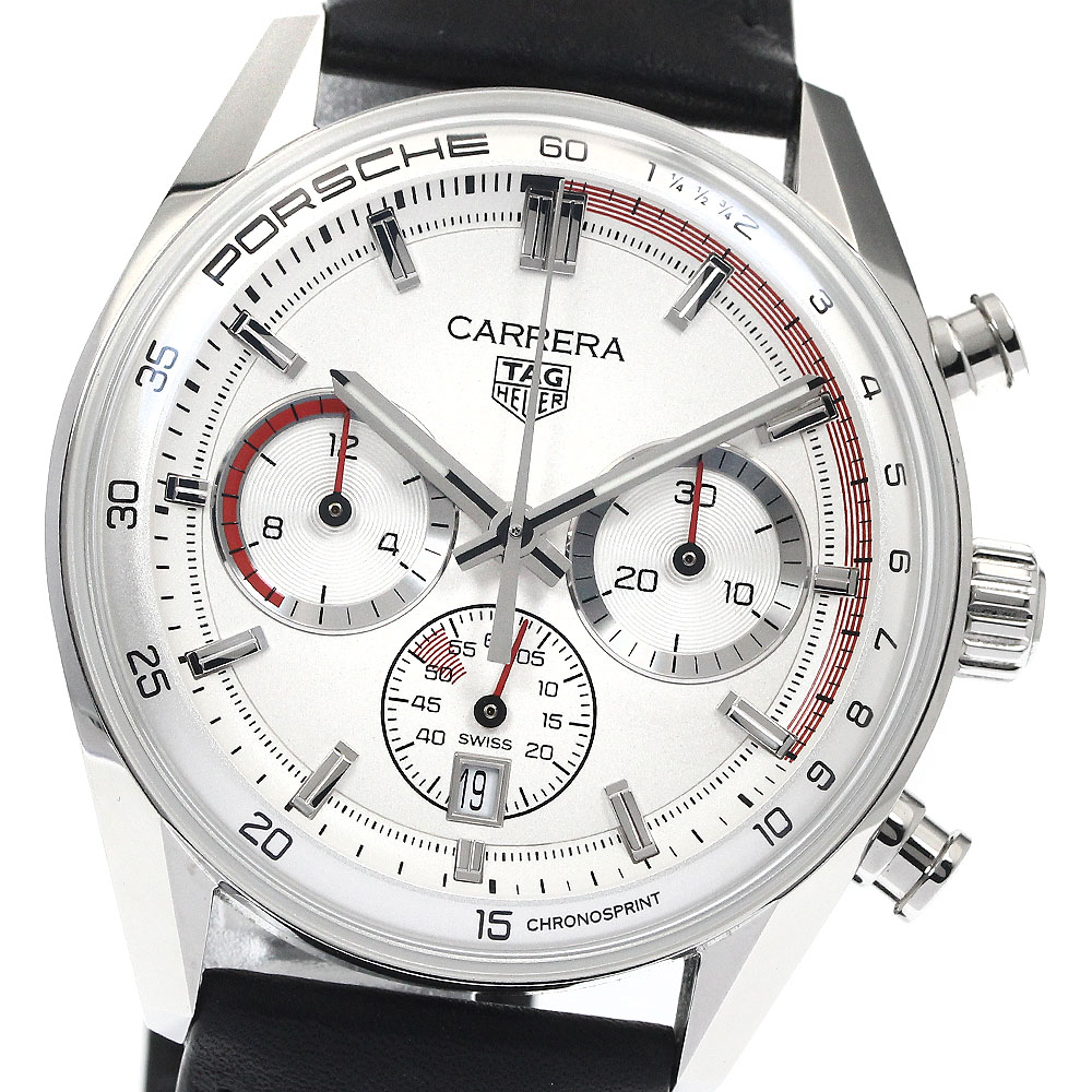 タグホイヤー TAG HEUER CBS2011 カレラ クロノスプリント × ポルシェ 自動巻き メンズ _889118【中古】