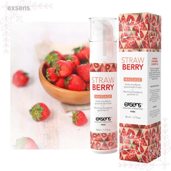 マッサージオイル ストロベリー 50ml [4個セット] プレジャーテイストオイル フェムケア フェム活 プライバシー [] アジュマ