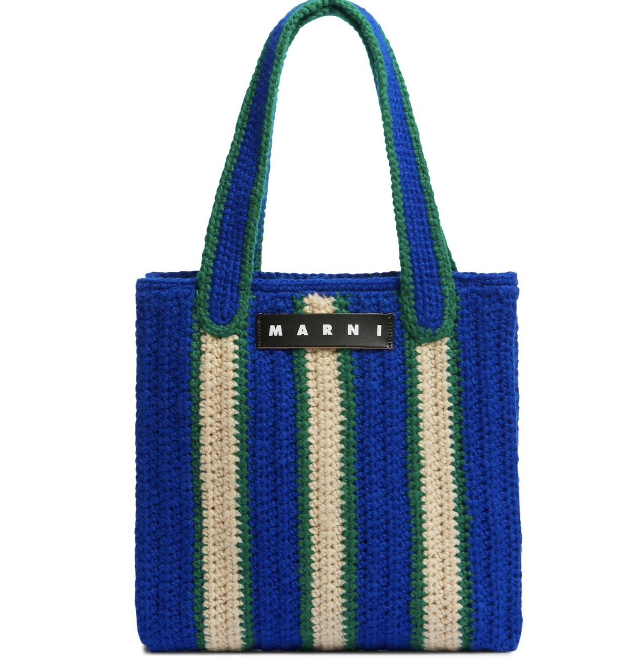 マーケット ストライプ ウール トートバッグ