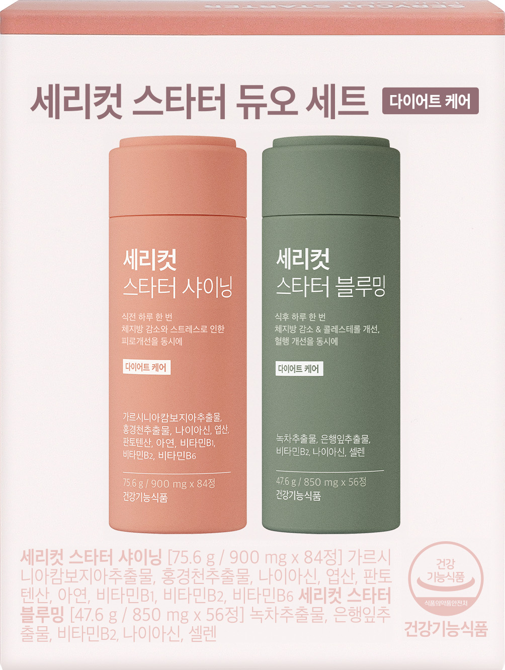 セリカットスターター シャイニング１か月分+ブルーミング 1ヶ月分 デュオセット