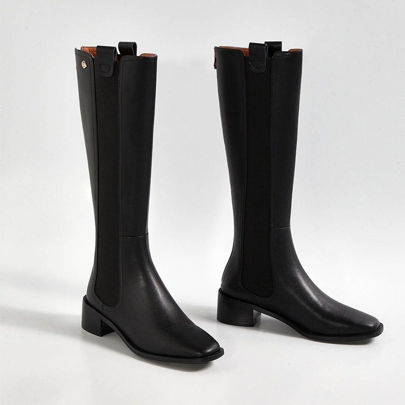 ブーツ レディースブーツ ロングブーツ 太ヒール 4.5cmヒール 柔らかい 歩きやすい 痛くない 履きやすい かわいい 大人可愛い きれいめ シンプル カジュアル 大人 上品 おしゃれ かっこいい