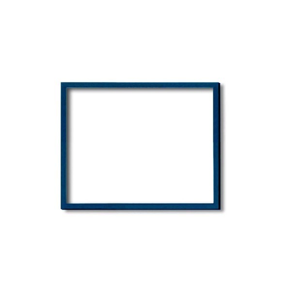 デッサン額縁/フレーム 四ツ切サイズ 424348mm ブルー(青) 壁掛けひも/アクリル付き 化粧箱入り 5767
