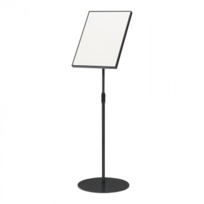 ナカキン カバー付サインスタンド(上下スライド傾斜型) A3サイズ縦型 NSS-FKA3T-BU