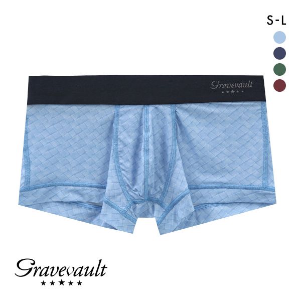 グレイブボールト INTRECCIATO ローライズ ボクサーパンツ SML メンズ 前閉じ 日本製
