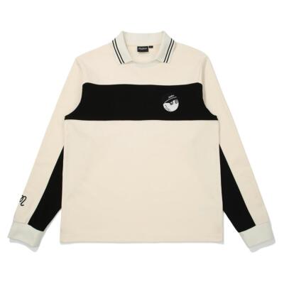 Malbon Golf純正バケットブロックCP Tシャツ クリーム（メンズ）