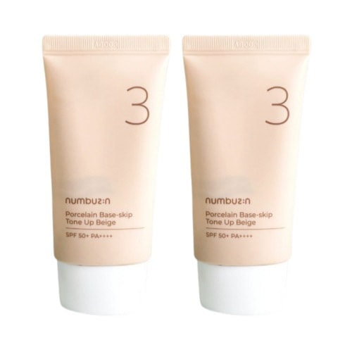 [ダブル企画] 3番 ノーファンデ陶器肌トーンアップクリーム 35mL+35mL